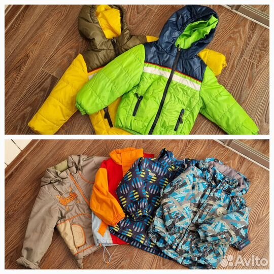 Пакет демисезонных курток 86-92