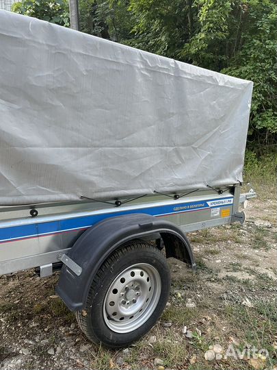 Прицеп легковой Кремень с опорным колесом 2,5х1,3