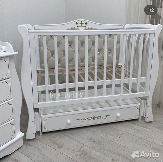 Детская кровать с матрасом