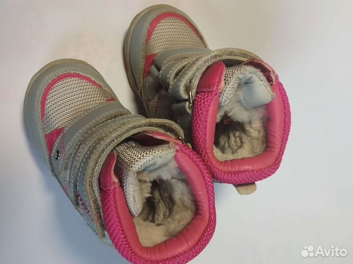 Сапоги для девочки зима 21 размер