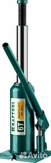 Домкрат бутылочный Kraftool 6т, 216-413 мм