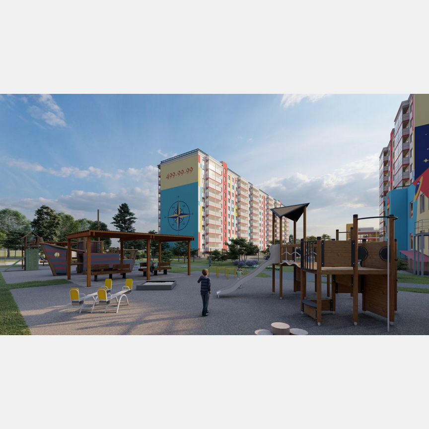 1-к. квартира, 42,3 м², 1/10 эт.
