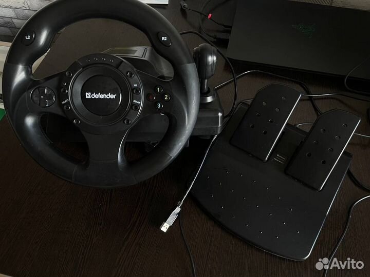 Игровой руль Defender forsage drift gt