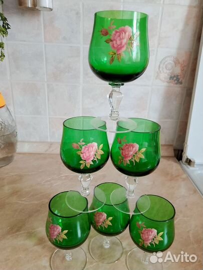 Фужеры хрустальные СССР