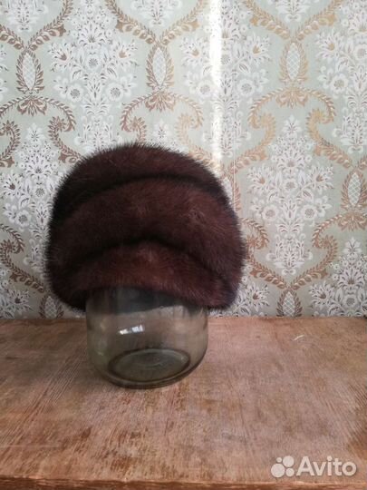 Шапка норковая женская