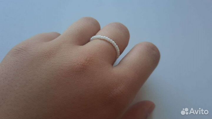 Кольцо из бисера