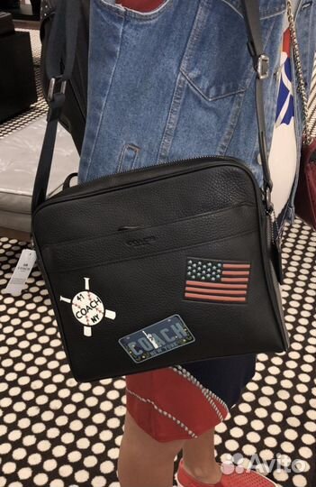 Сумка мужская Coach, Gorgio Armani, Henry мужская