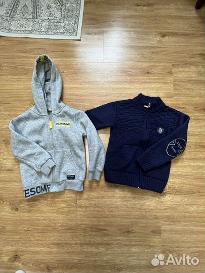 Теплые кофты 4-5 лет