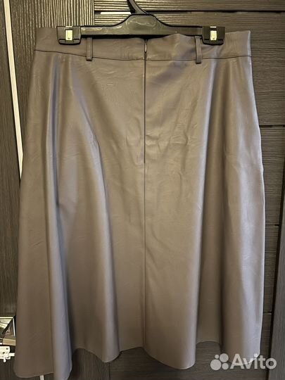 Юбка экокожа 50
