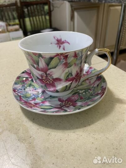 Чашка с блюдцем
