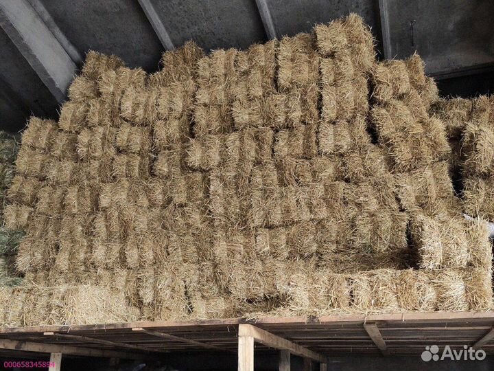 Солома в тюках