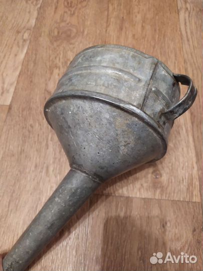 Воронка для бензина с фильтром - нержавейка