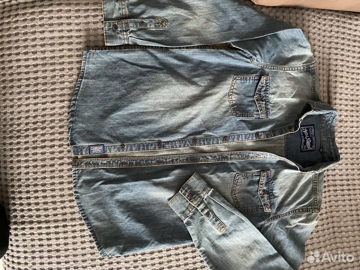 Джинсовая рубашка новая