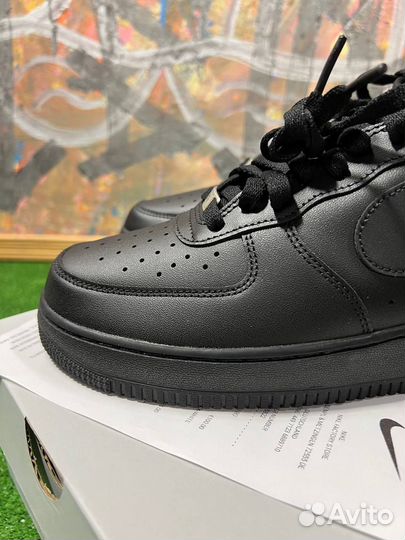 Nike air force 1 черные оригинал