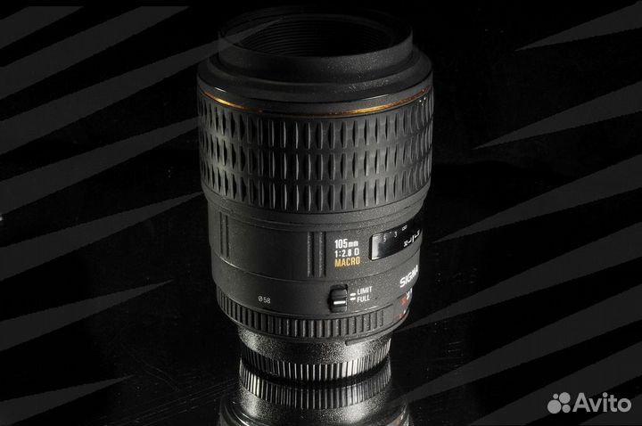 Sigma 105mm F/2.8D micro for NIkon ремонт / 5028