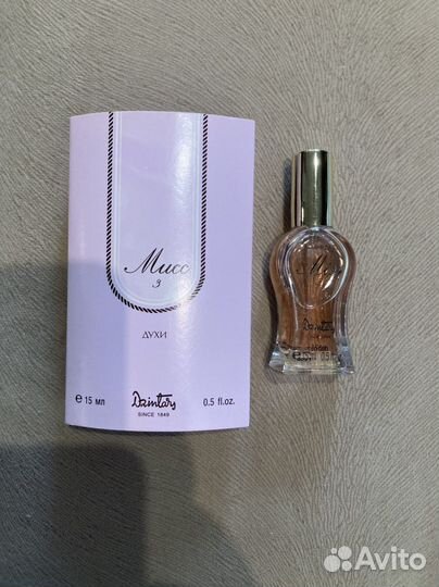 Духи Мисс 3 Дзинтарс 15 мл Латвия