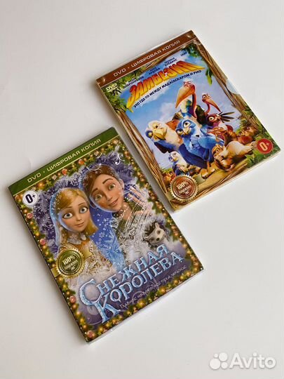 Dvd диски мультфильмы