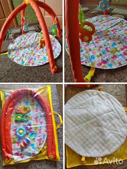 Каталки-2, конструктор, коврик игр