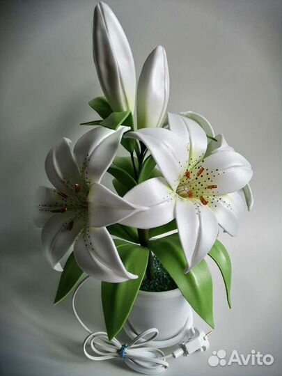 Букет цветов светильник