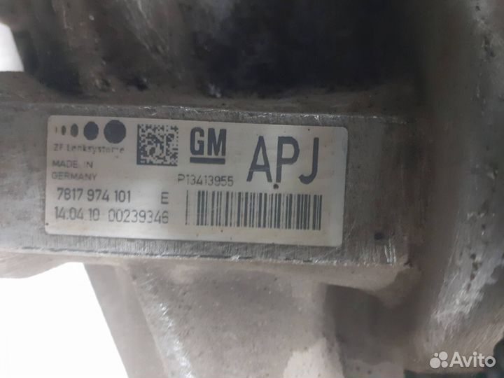 Рулевая рейка э/у Opel Astra J