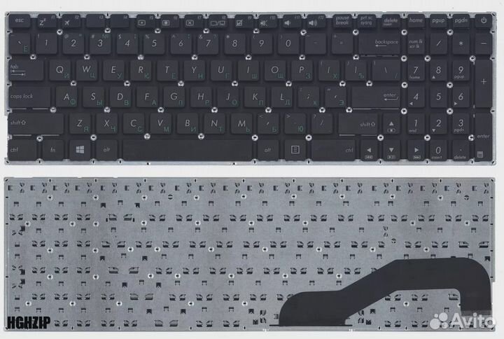Клавиатура 0KNB0-610TRU00 для Asus X540, X540L, D5