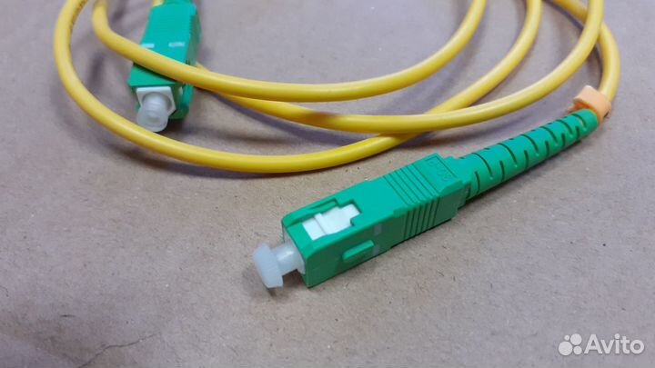 Патчкорд оптический SC/APC-SC/APC, SM, 3,0 мм, 1 м