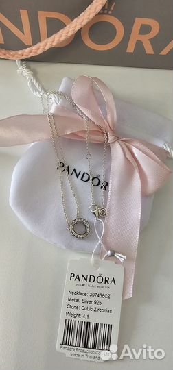 Колье Pandora сердца любви