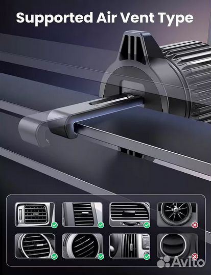 Автомобильный держатель ugreen с функцией зарядног