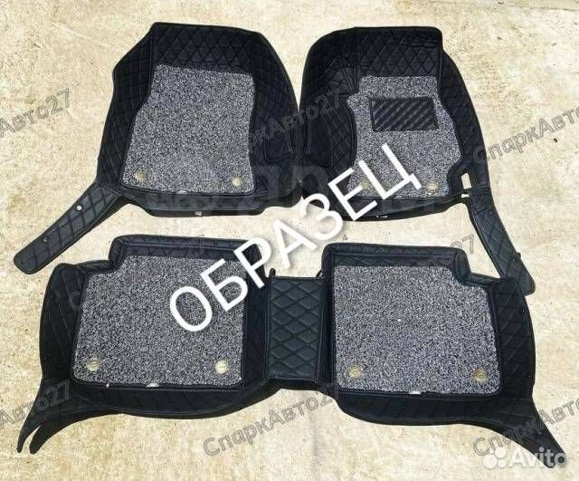 Коврики в салон 3D эко кожа Nissan Patrol Y61/ Saf