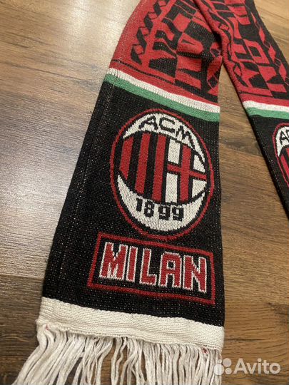 Футбольный шарф AC Milan