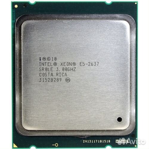 Процессор Intel Xeon E5-2637 (2011, 3.0/3.5Ghz, 2c