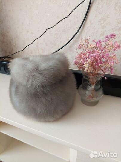 Шапка норковая женская