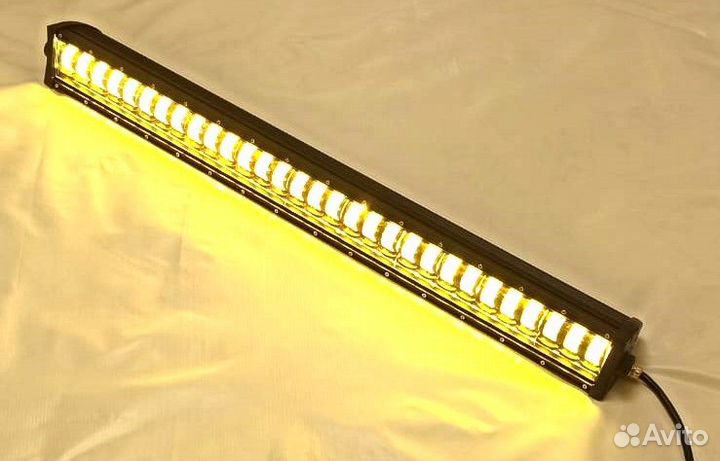 Диодная балка линзованная 82 см желтый свет Новая