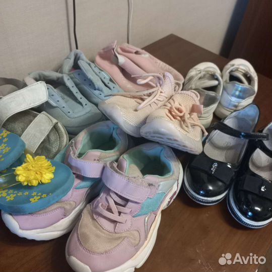 Обувь пакетом для девочки
