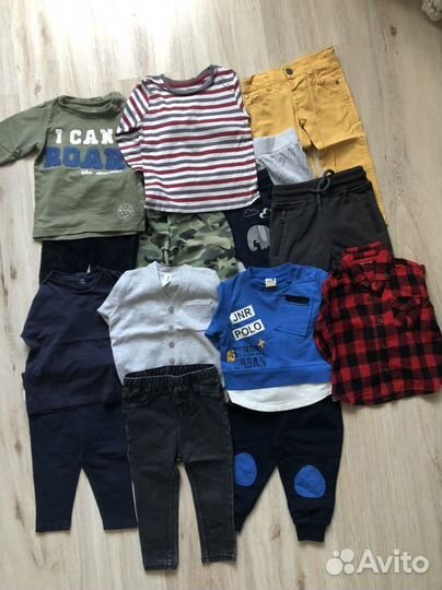 Вещи пакетом на мальчика 68-74