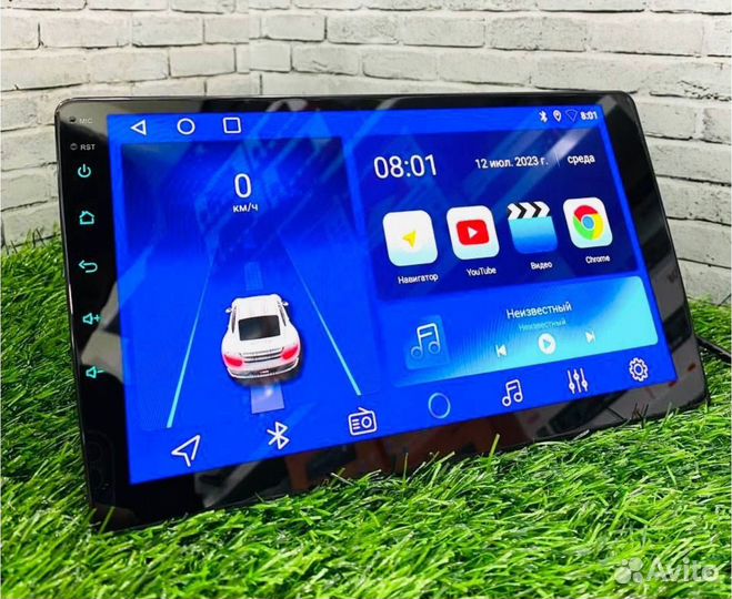 Магнитола 2 din android 9 дюймов 4/64 Bos Mini A2