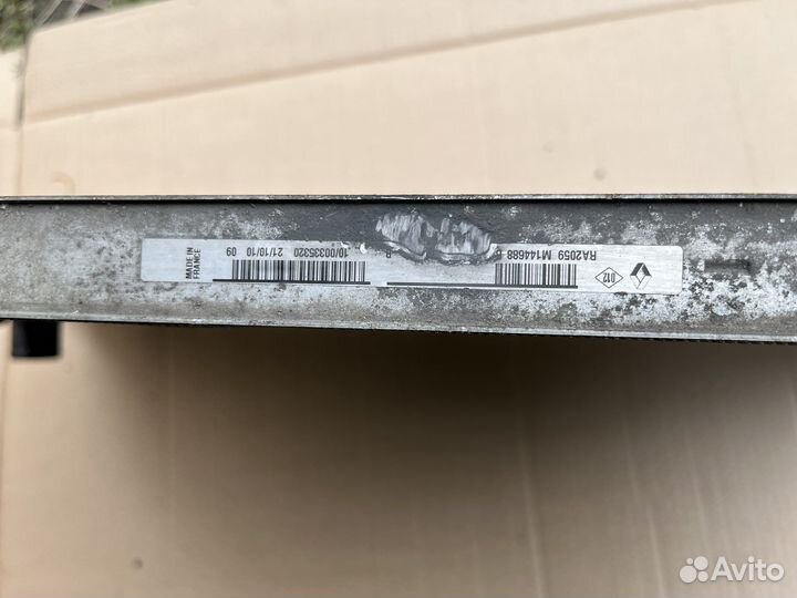 Renault duster радиатор основной