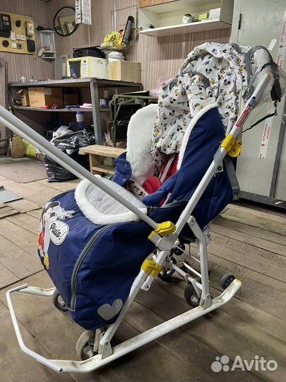 Коляска санки