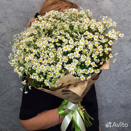 Букеты из ромашек Доставка цветов Пионы