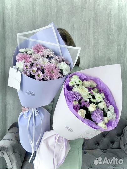 Букет живых цветов 