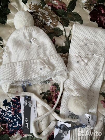 Актуально, новый комплект шапка, шарф Pinetti+шапо