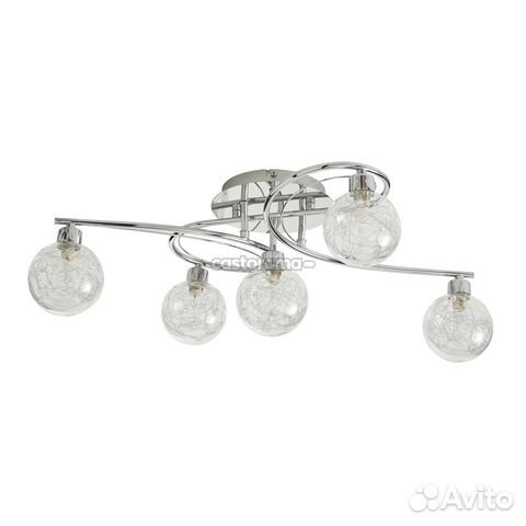 Люстра Colours Paralia 5 х G9 х 30 Вт хром