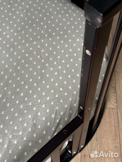 Детская кроватка трансформер круглая