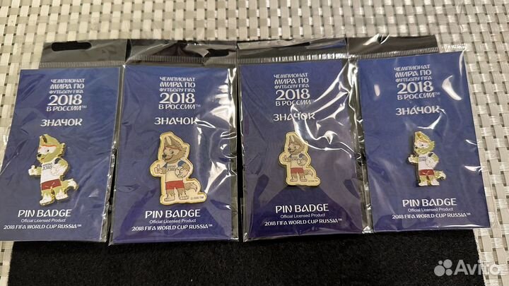 Значок Чемпионат Мира по футболу FIFA 2018