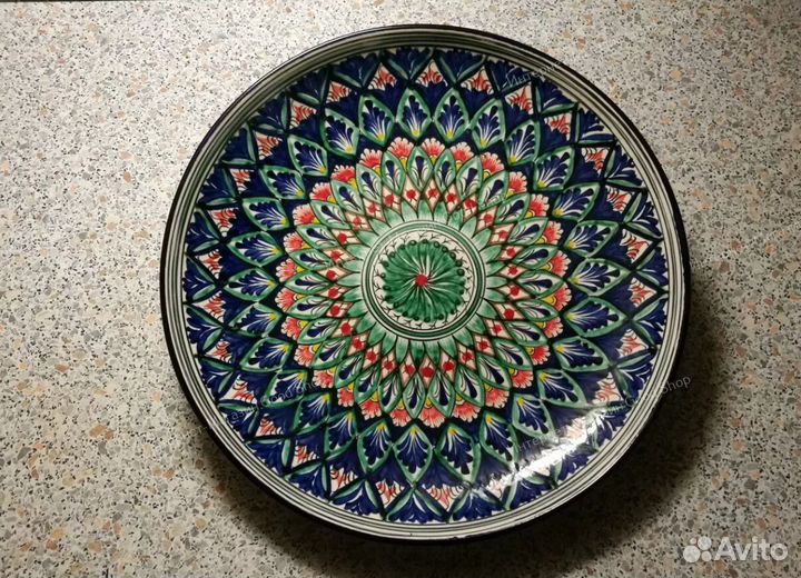 Тарелка ляган 32см синий