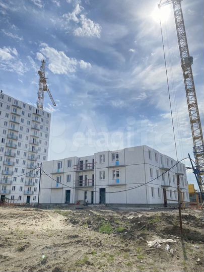 2-к. квартира, 53,3 м², 1/16 эт.