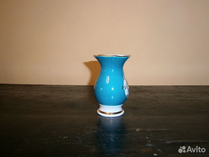 Ваза старая Рига СССР миниатюрная вазочка Вакарс