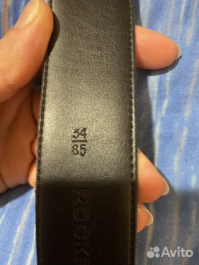 Мужской кожаный ремень