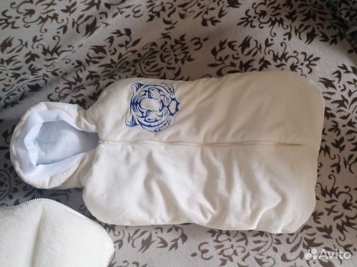 Конверт на выписку зимний для мальчика