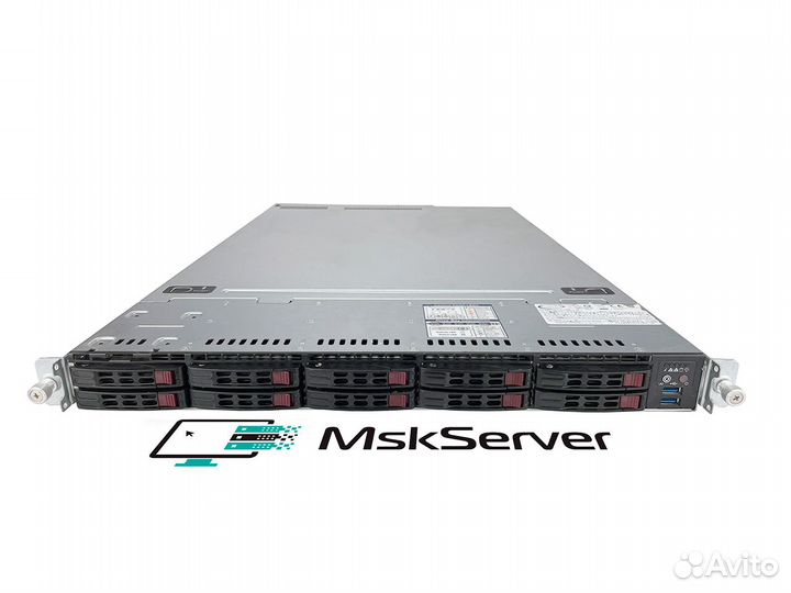 Сервер Supermicro 1029U-TR25M 2x Gold 6238R 16Gb